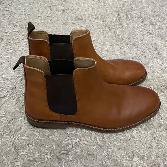 ASOS Cognac/Tan Chelsea Boots Size 12 - Picture 3 of 8